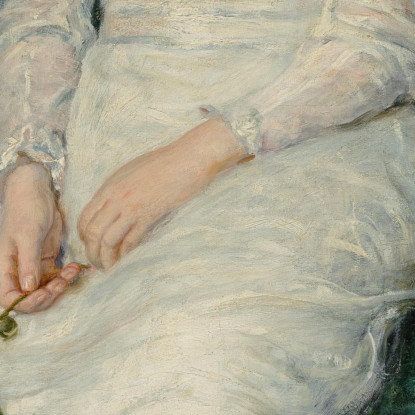 Nina Figlia Del Signor Frederick Lehmann Sir John Everett Millais jem19 quadro stampato su tela