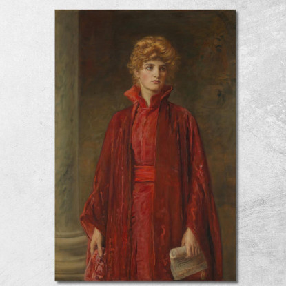 Porzia Sir John Everett Millais jem26 quadro stampato su tela