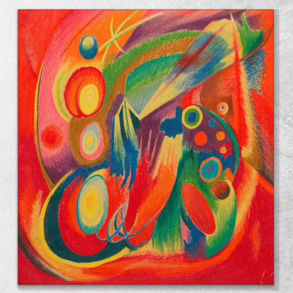 Febbre Karl Wiener kwn186 quadro stampato su tela