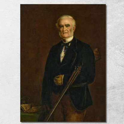 Ritratto Di Fleetwood Pellew Wilson J.P. D.L. Sir John Everett Millais jem28 quadro stampato su tela