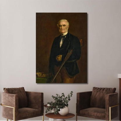 Ritratto Di Fleetwood Pellew Wilson J.P. D.L. Sir John Everett Millais jem28 quadro stampato su tela