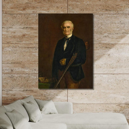 Ritratto Di Fleetwood Pellew Wilson J.P. D.L. Sir John Everett Millais jem28 quadro stampato su tela