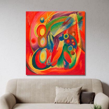 Febbre Karl Wiener kwn186 quadro stampato su tela