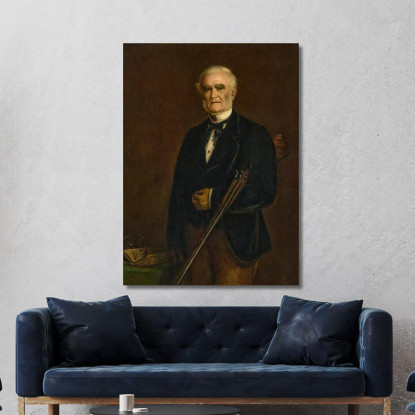 Ritratto Di Fleetwood Pellew Wilson J.P. D.L. Sir John Everett Millais jem28 quadro stampato su tela