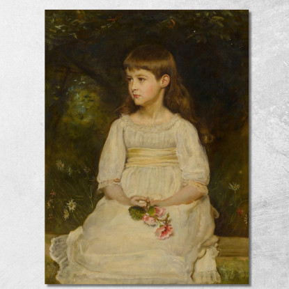 Ritratto Di Miss Scott Figlia Del Defunto Thomas Alexander Scott Di Filadelfia Sir John Everett Millais jem32 quadro stampato s