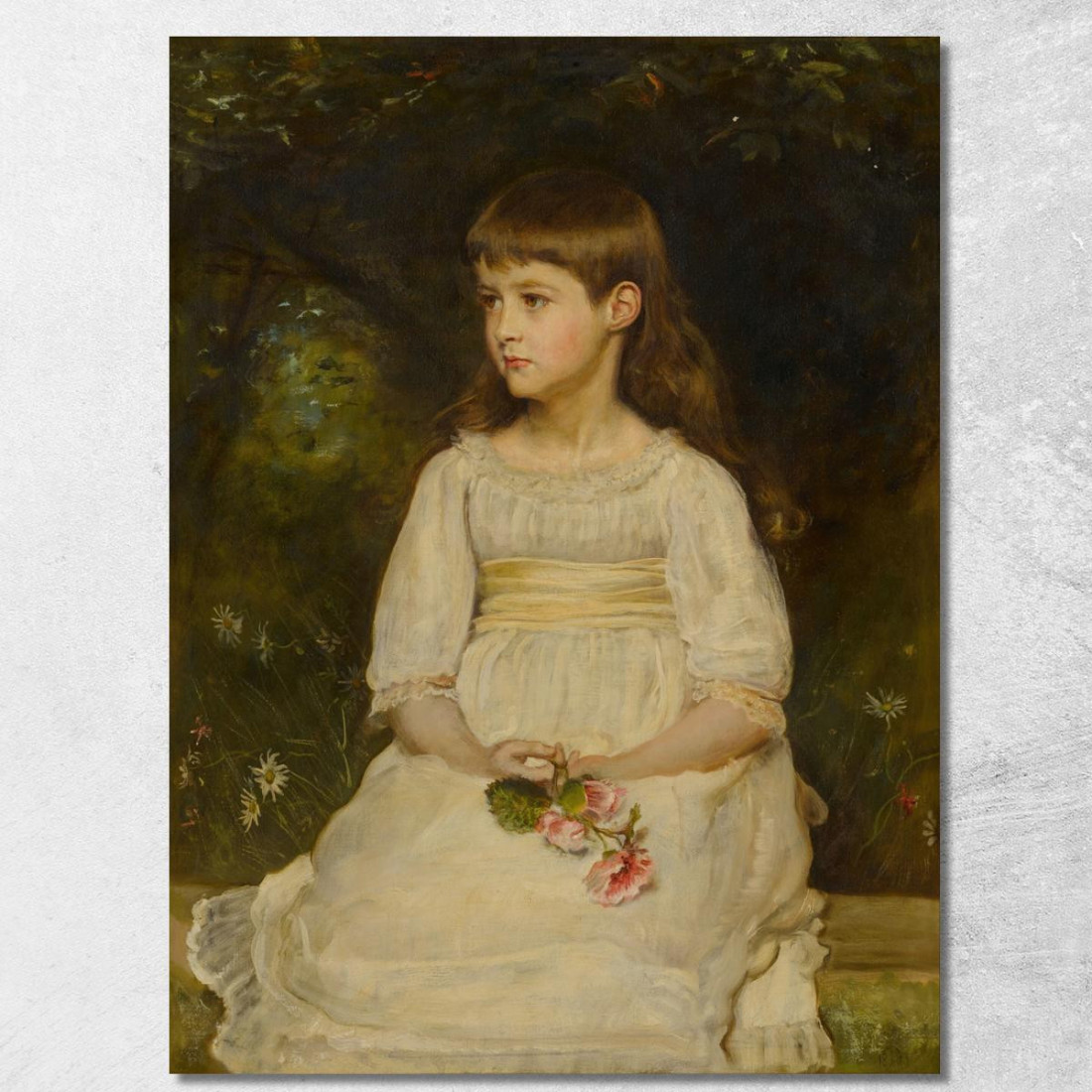 Ritratto Di Miss Scott Figlia Del Defunto Thomas Alexander Scott Di Filadelfia Sir John Everett Millais jem32 quadro stampato s