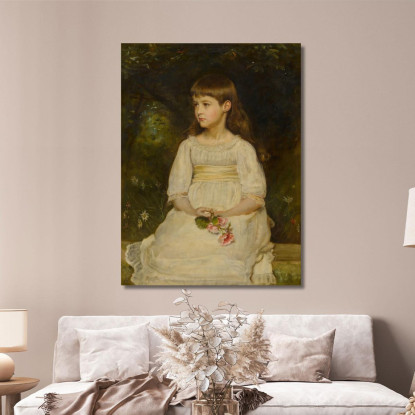 Ritratto Di Miss Scott Figlia Del Defunto Thomas Alexander Scott Di Filadelfia Sir John Everett Millais jem32 quadro stampato s