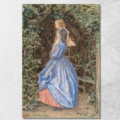 Primavera Sir John Everett Millais jem38 quadro stampato su tela