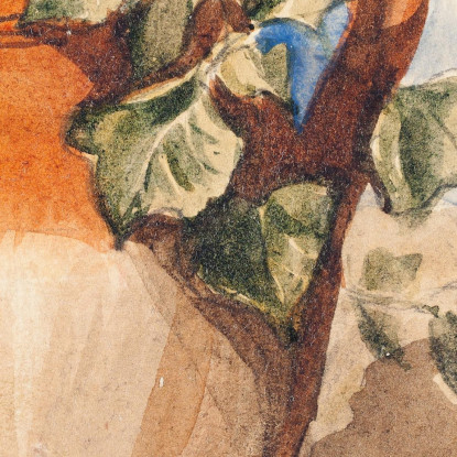 Studio Di Una Brocca Di Ceramica (Recto) Sir John Everett Millais jem40 quadro stampato su tela