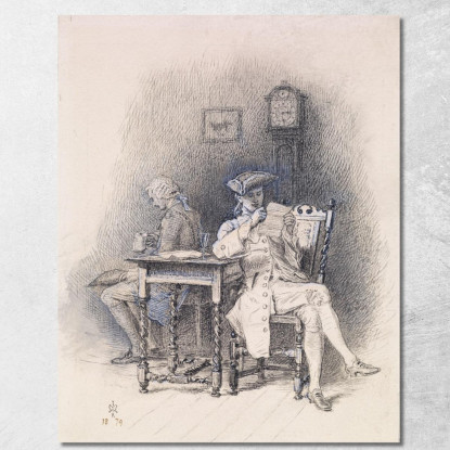 Barry Lyndon Di Thackeray – Le Lettere Intercettate Sir John Everett Millais jem42 quadro stampato su tela