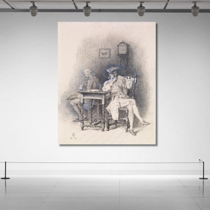 Barry Lyndon Di Thackeray – Le Lettere Intercettate Sir John Everett Millais jem42 quadro stampato su tela