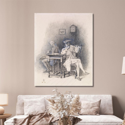 Barry Lyndon Di Thackeray – Le Lettere Intercettate Sir John Everett Millais jem42 quadro stampato su tela