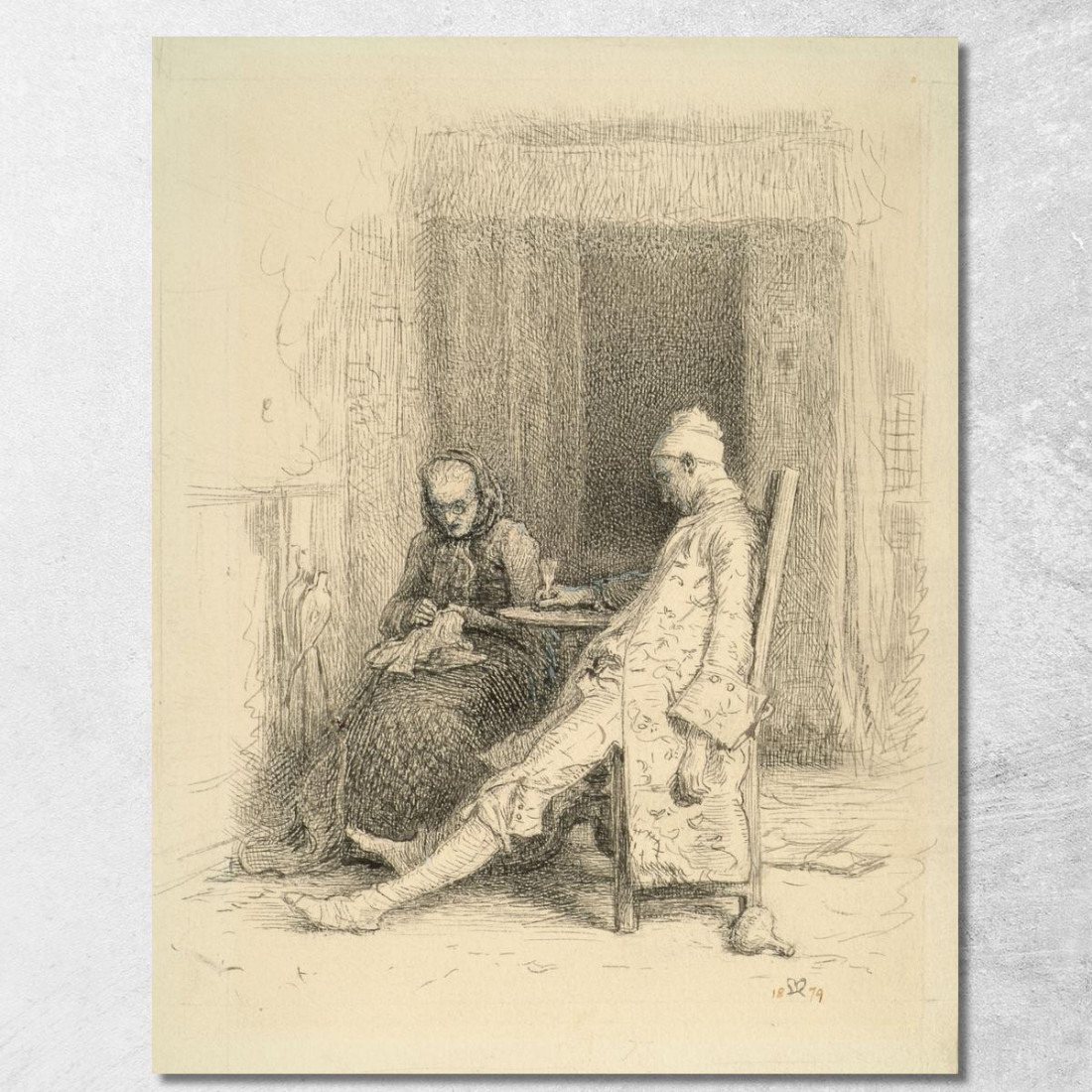 Barry Lyndon Di Thackeray – Gli Ultimi Giorni Di Barry Lyndon Sir John Everett Millais jem43 quadro stampato su tela