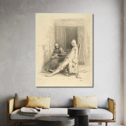 Barry Lyndon Di Thackeray – Gli Ultimi Giorni Di Barry Lyndon Sir John Everett Millais jem43 quadro stampato su tela