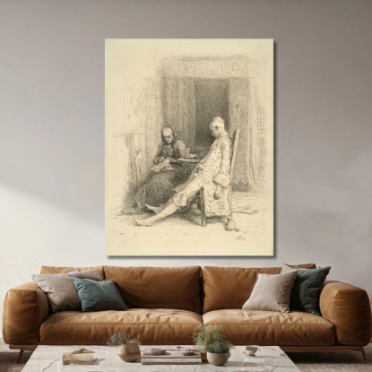 Barry Lyndon Di Thackeray – Gli Ultimi Giorni Di Barry Lyndon Sir John Everett Millais jem43 quadro stampato su tela