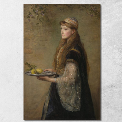 Il Prigioniero Sir John Everett Millais jem49 quadro stampato su tela