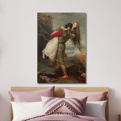 La Corona Dell'Amore Sir John Everett Millais jem50 quadro stampato su tela