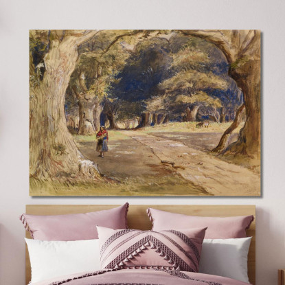 La Zingara Sir John Everett Millais jem52 quadro stampato su tela