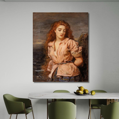 Il Martire Del Solway Sir John Everett Millais jem53 quadro stampato su tela