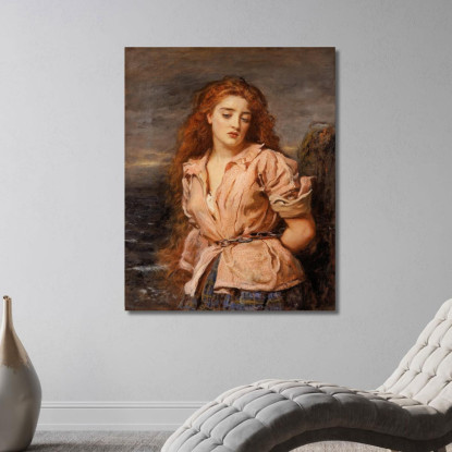 Il Martire Del Solway Sir John Everett Millais jem53 quadro stampato su tela