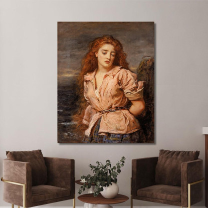 Il Martire Del Solway Sir John Everett Millais jem53 quadro stampato su tela