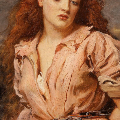 Il Martire Del Solway Sir John Everett Millais jem53 quadro stampato su tela