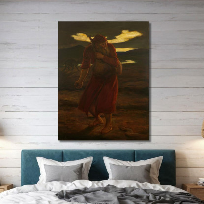 La Parabola Della Zizzania Sir John Everett Millais jem54 quadro stampato su tela