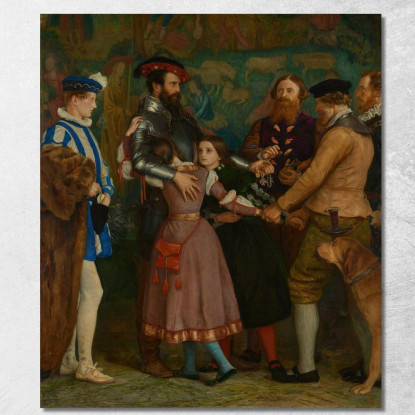 Il Riscatto Sir John Everett Millais jem55 quadro stampato su tela