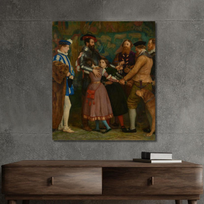 Il Riscatto Sir John Everett Millais jem55 quadro stampato su tela