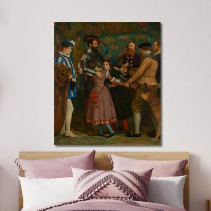 Il Riscatto Sir John Everett Millais jem55 quadro stampato su tela