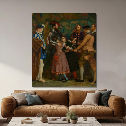 Il Riscatto Sir John Everett Millais jem55 quadro stampato su tela