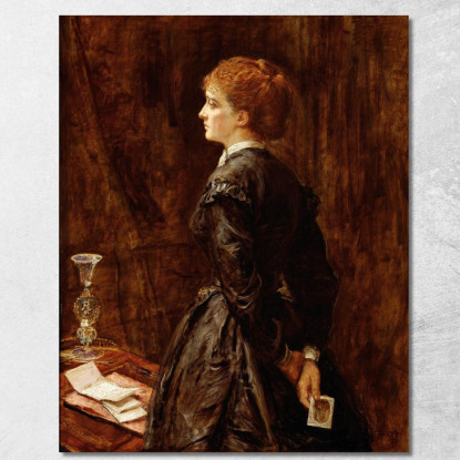 Sì O No? Sir John Everett Millais jem62 quadro stampato su tela