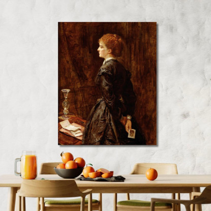 Sì O No? Sir John Everett Millais jem62 quadro stampato su tela