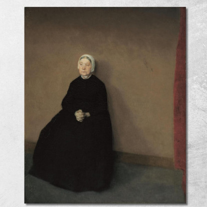 Una Vecchia Vilhelm Hammershøi vhm5 quadro stampato su tela