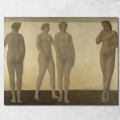 Artemide Vilhelm Hammershøi vhm6 quadro stampato su tela