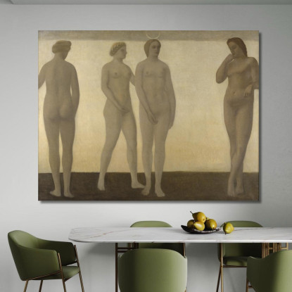 Artemide Vilhelm Hammershøi vhm6 quadro stampato su tela