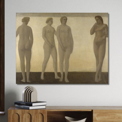 Artemide Vilhelm Hammershøi vhm6 quadro stampato su tela