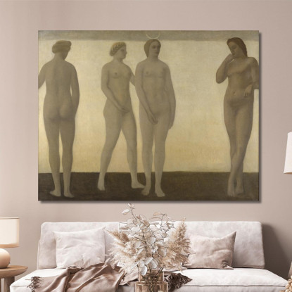 Artemide Vilhelm Hammershøi vhm6 quadro stampato su tela