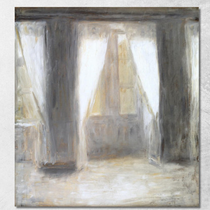 Il Soggiorno A Frederiksberg Allé Vilhelm Hammershøi vhm7 quadro stampato su tela