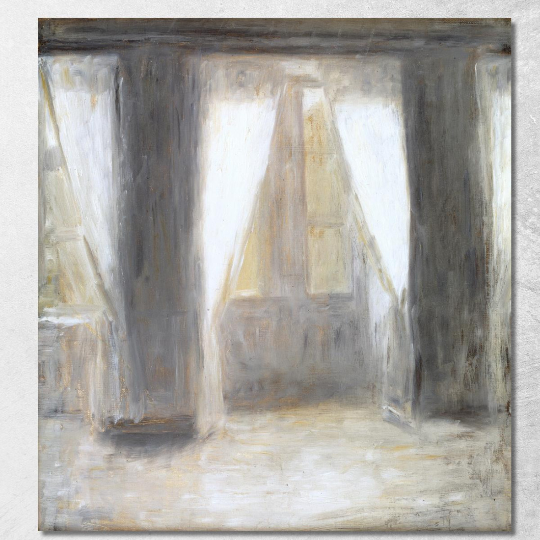 Il Soggiorno A Frederiksberg Allé Vilhelm Hammershøi vhm7 quadro stampato su tela