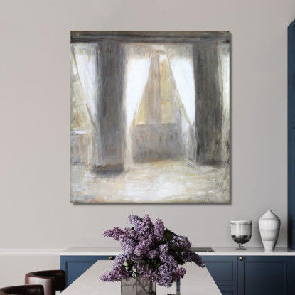 Il Soggiorno A Frederiksberg Allé Vilhelm Hammershøi vhm7 quadro stampato su tela