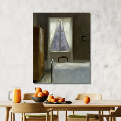 Interno 2 Vilhelm Hammershøi vhm22 quadro stampato su tela