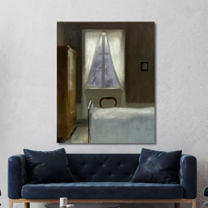 Interno 2 Vilhelm Hammershøi vhm22 quadro stampato su tela