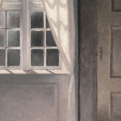 Interno Da Strandgade 30 Vilhelm Hammershøi vhm38 quadro stampato su tela