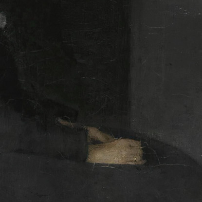 La Madre Dell'Artista Frederikke Hammershøi (Ritratto Della Madre Dell'Artista) Vilhelm Hammershøi vhm41 quadro stampato su tel