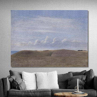 Paesaggio Vilhelm Hammershøi vhm42 quadro stampato su tela