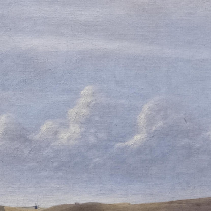 Paesaggio Vilhelm Hammershøi vhm42 quadro stampato su tela
