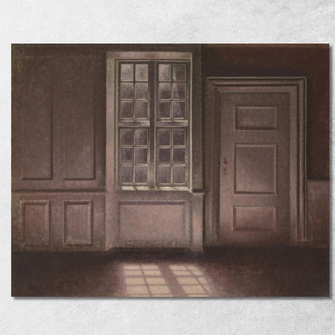 Chiaro Di Luna Strandgade 30 Vilhelm Hammershøi vhm44 quadro stampato su tela