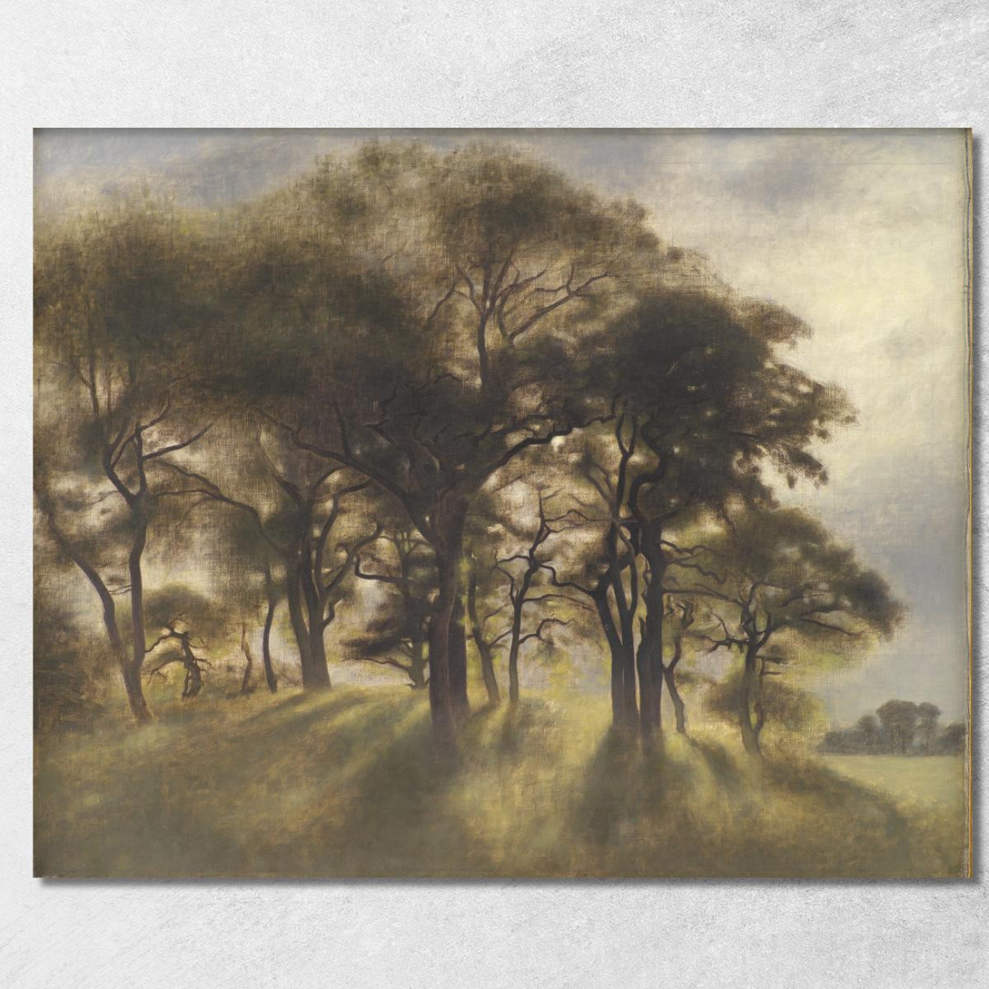 Vicino A Fortunen Jaegersborg Deer Park A Nord Di Copenaghen Vilhelm Hammershøi vhm45 quadro stampato su tela