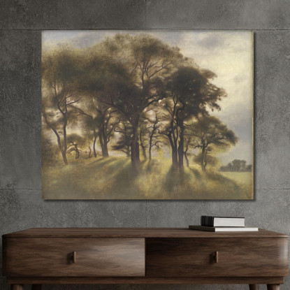 Vicino A Fortunen Jaegersborg Deer Park A Nord Di Copenaghen Vilhelm Hammershøi vhm45 quadro stampato su tela